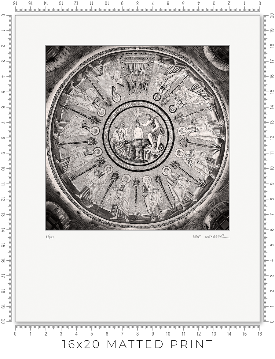 Arian Baptistery in Ravenna - Igor Menaker Fine Art Photography