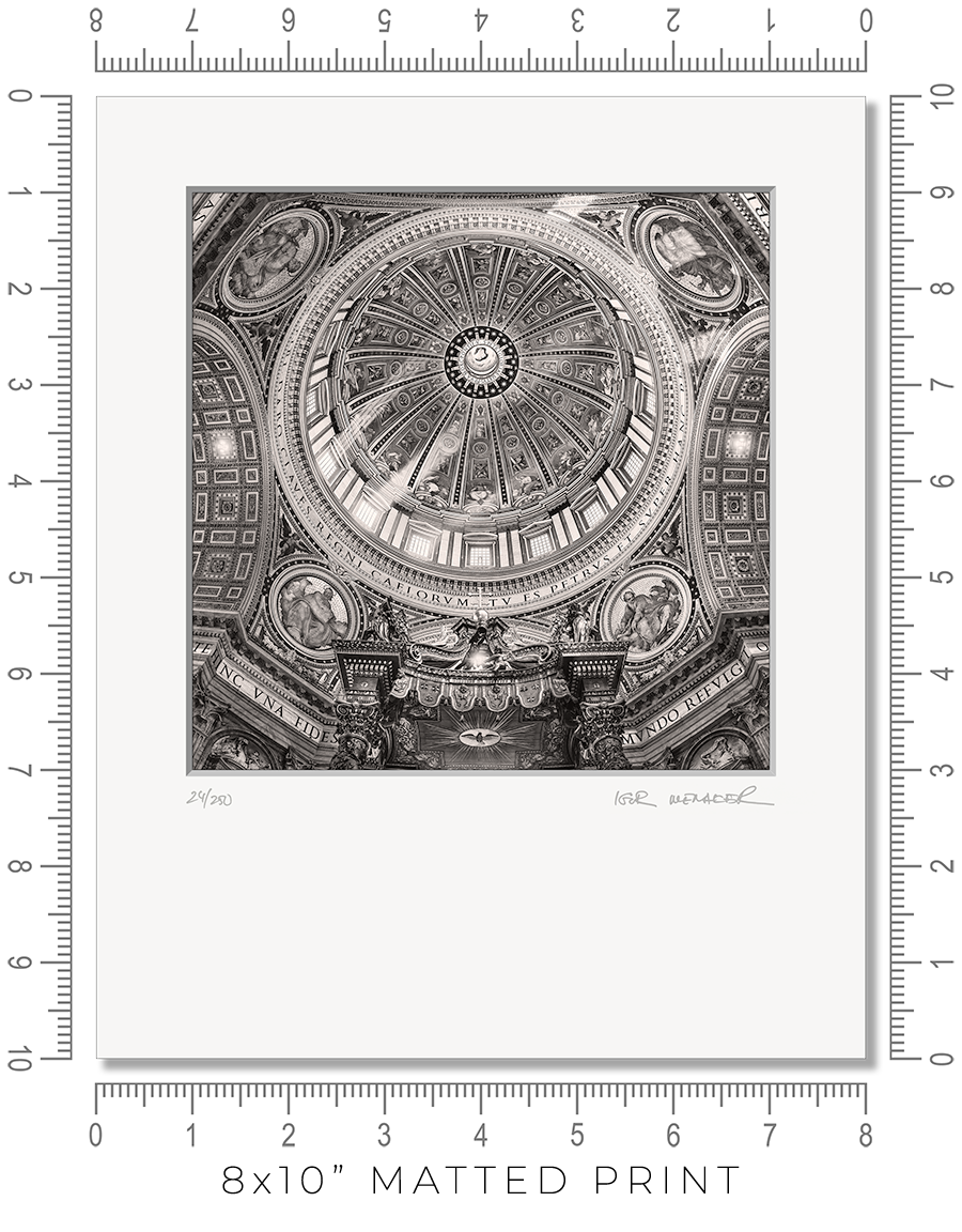 St Peter Basilica in Vatican - Igor Menaker Fine Art Photography