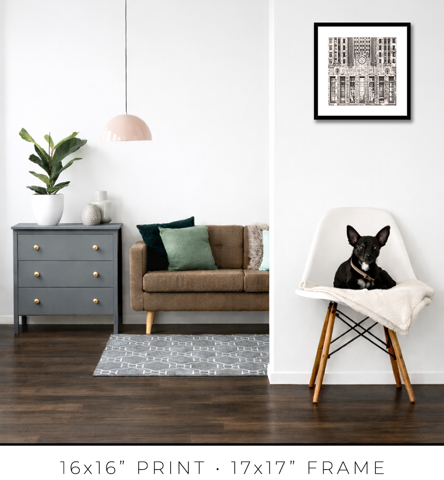 Chicago Board of Trade - LaSalle Street Facade - Igor Menaker Fine Art Photography