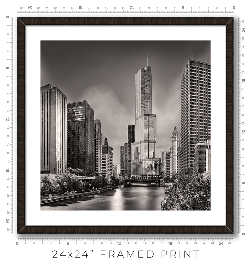 Chicago River from Columbus Dr Bridge