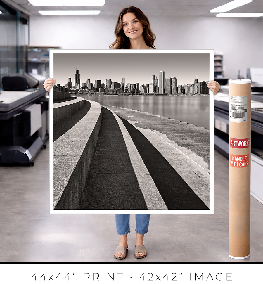 Chicago Skyline From Adler Planetarium - Igor Menaker Fine Art Photography