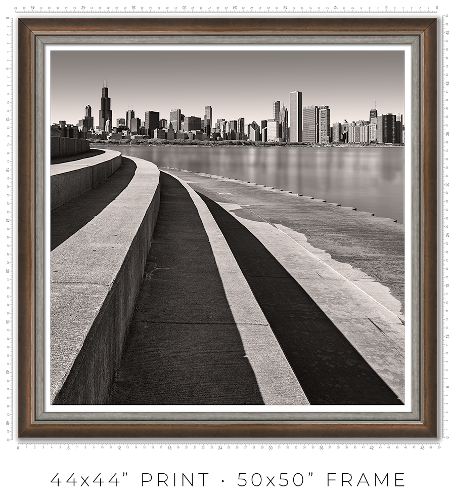Chicago Skyline From Adler Planetarium - Igor Menaker Fine Art Photography