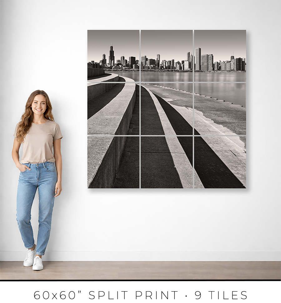 Chicago Skyline From Adler Planetarium - Igor Menaker Fine Art Photography