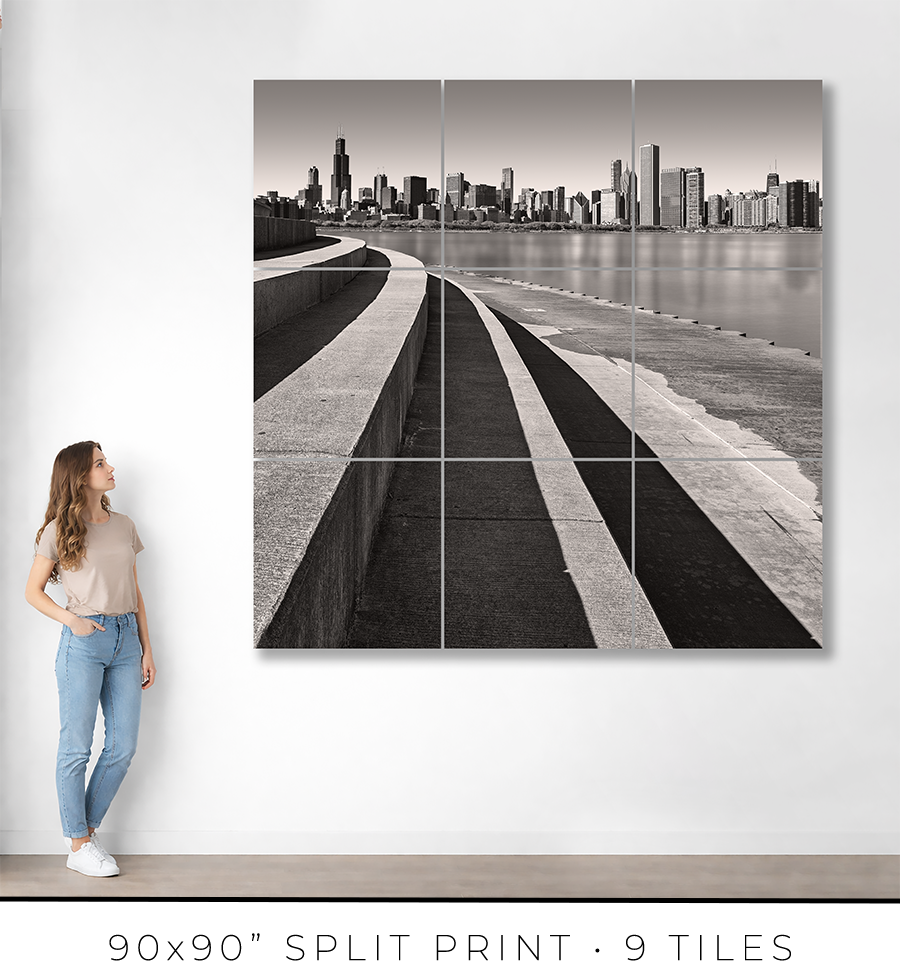 Chicago Skyline From Adler Planetarium - Igor Menaker Fine Art Photography