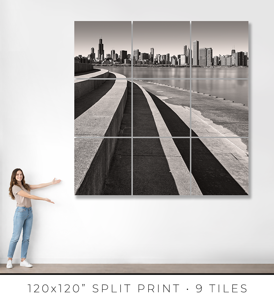 Chicago Skyline From Adler Planetarium - Igor Menaker Fine Art Photography