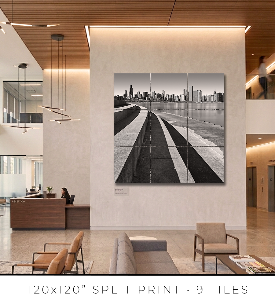 Chicago Skyline From Adler Planetarium - Igor Menaker Fine Art Photography