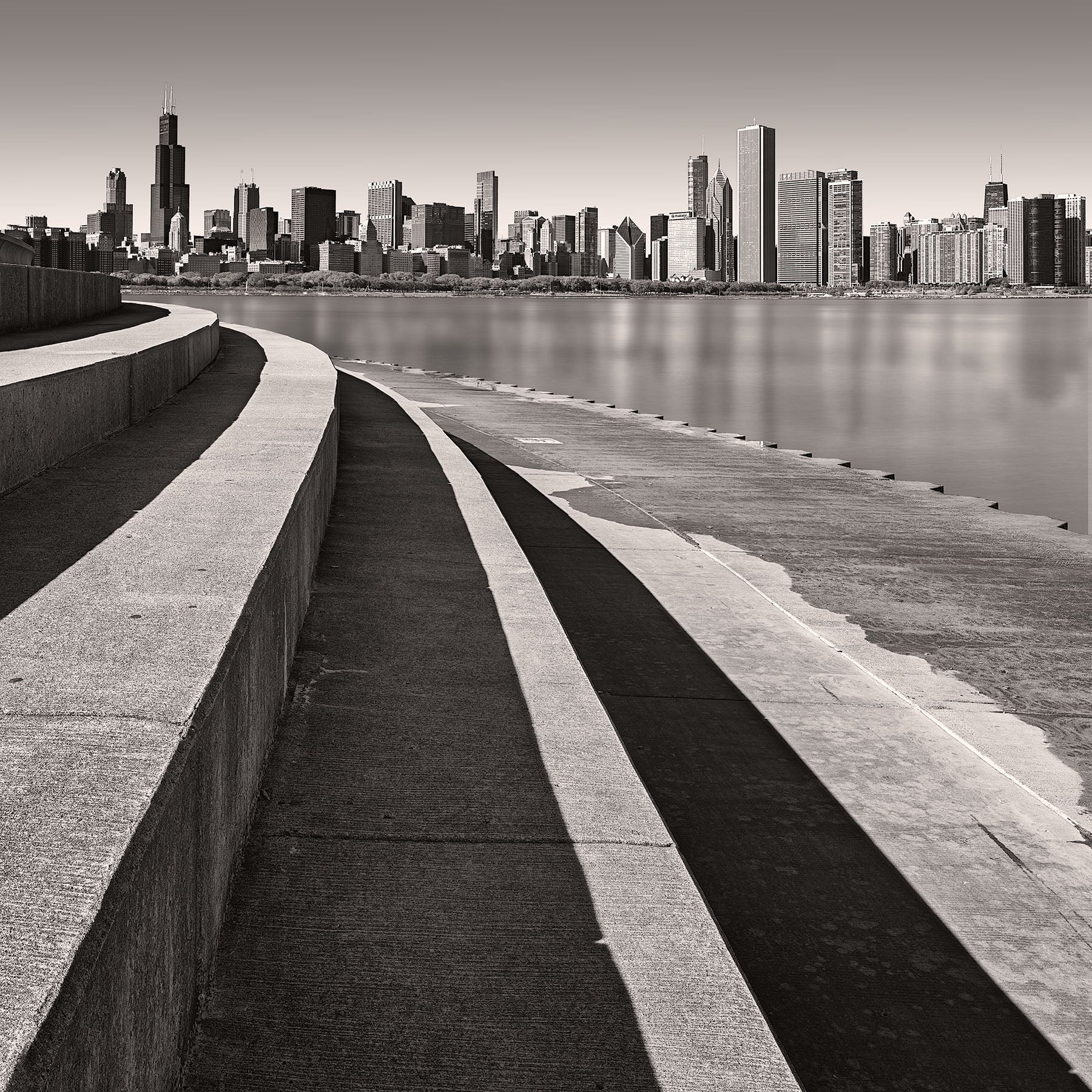 Chicago Skyline From Adler Planetarium - Igor Menaker Fine Art Photography