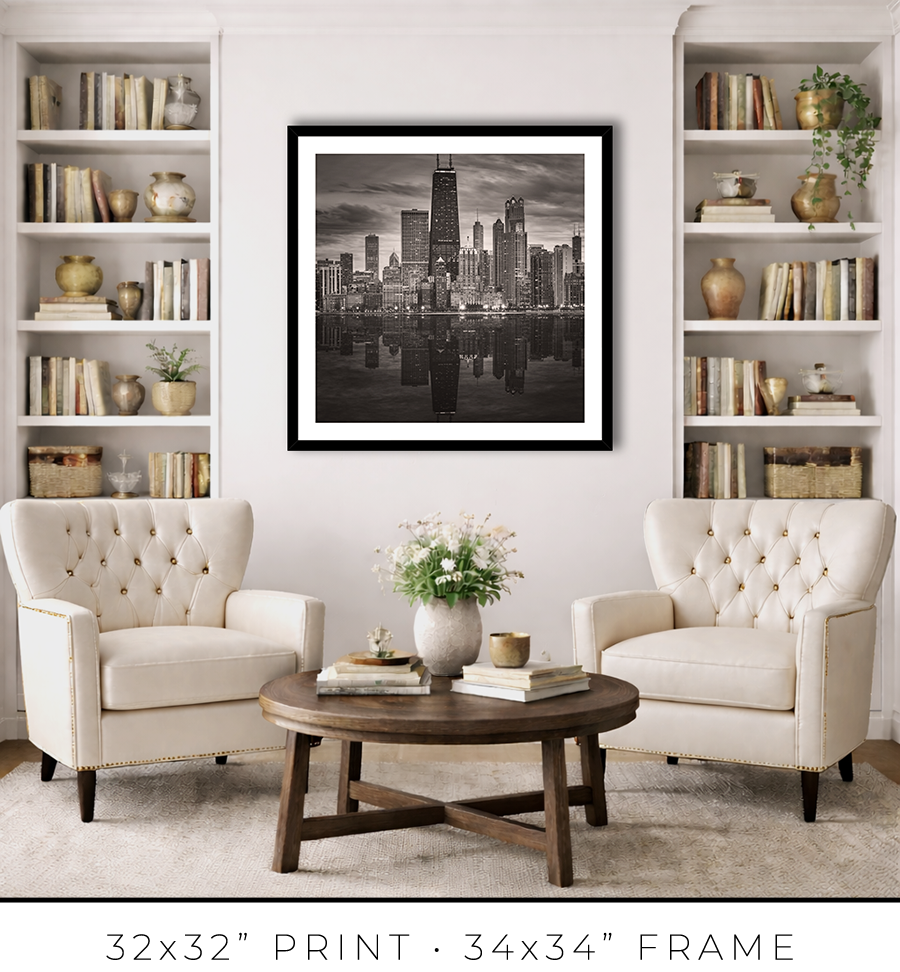 Chicago Skyline From North Avenue Beach Pier - Igor Menaker Fine Art Photography