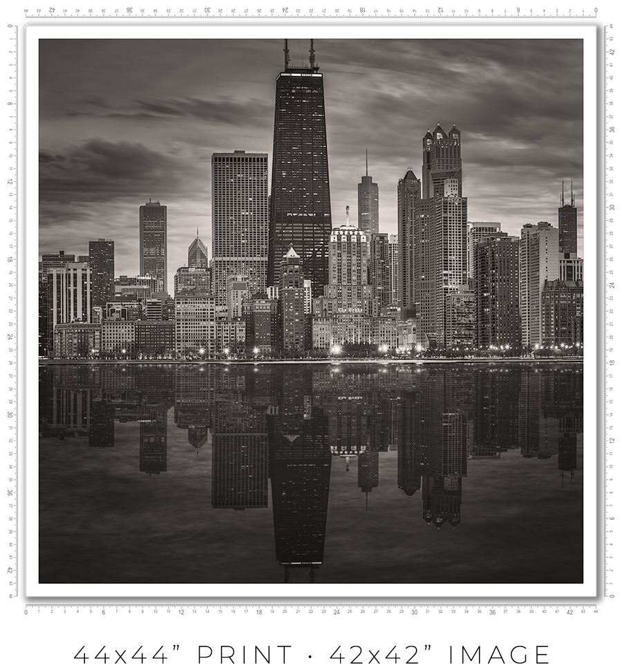 Chicago Skyline From North Avenue Beach Pier - Igor Menaker Fine Art Photography