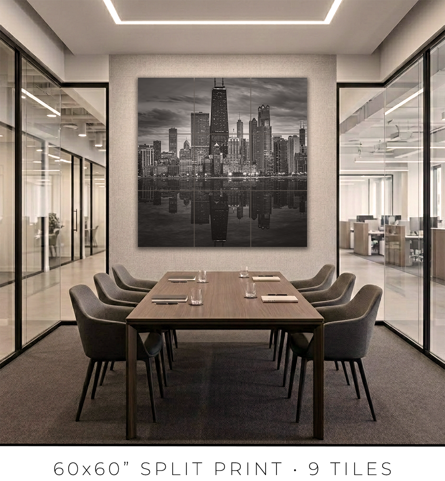 Chicago Skyline From North Avenue Beach Pier - Igor Menaker Fine Art Photography