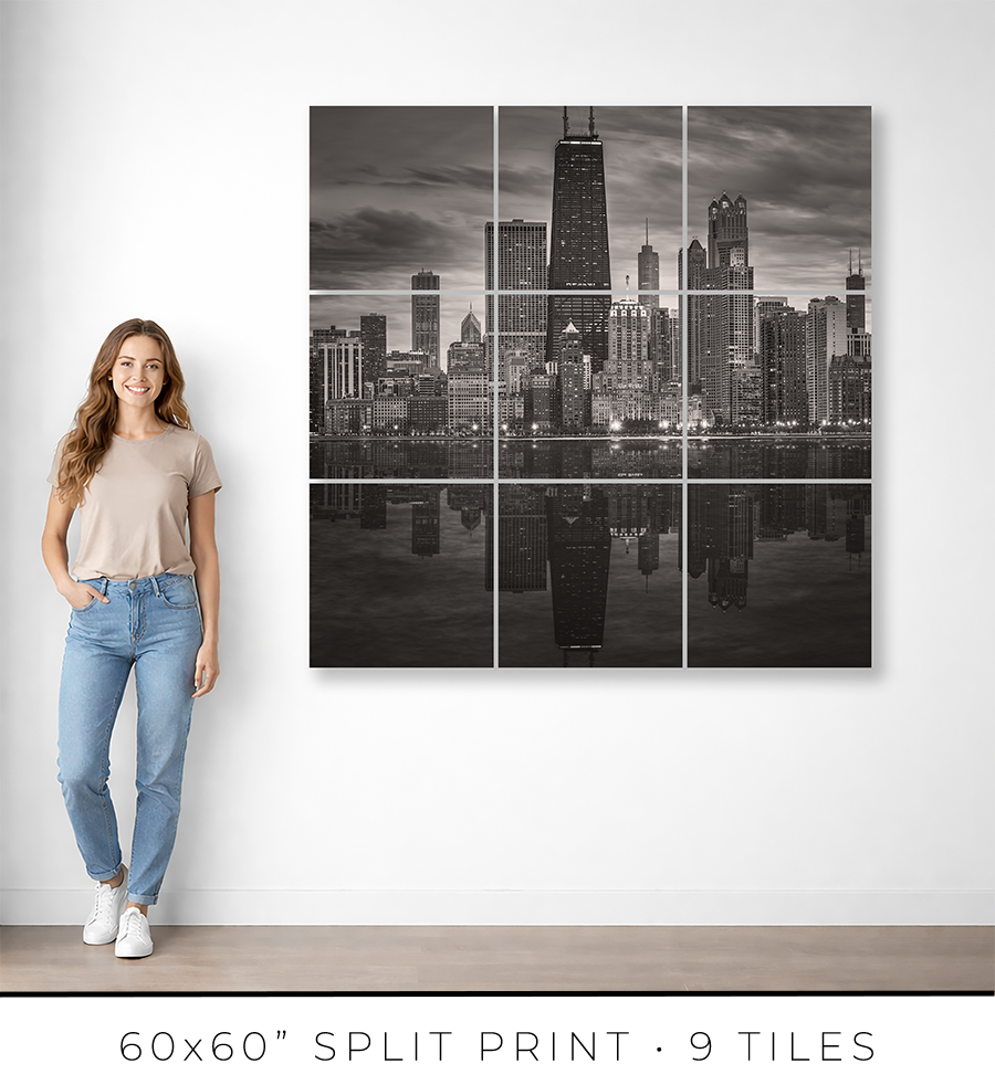 Chicago Skyline From North Avenue Beach Pier - Igor Menaker Fine Art Photography