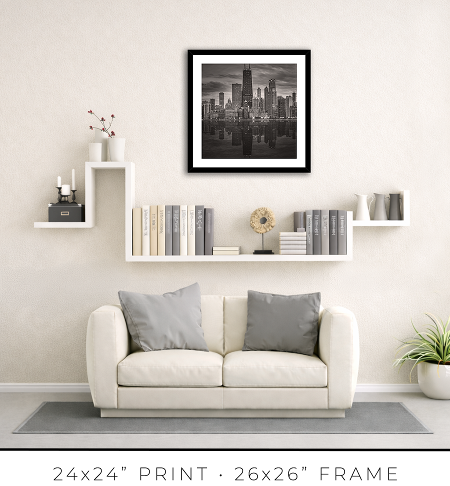 Chicago Skyline From North Avenue Beach Pier - Igor Menaker Fine Art Photography