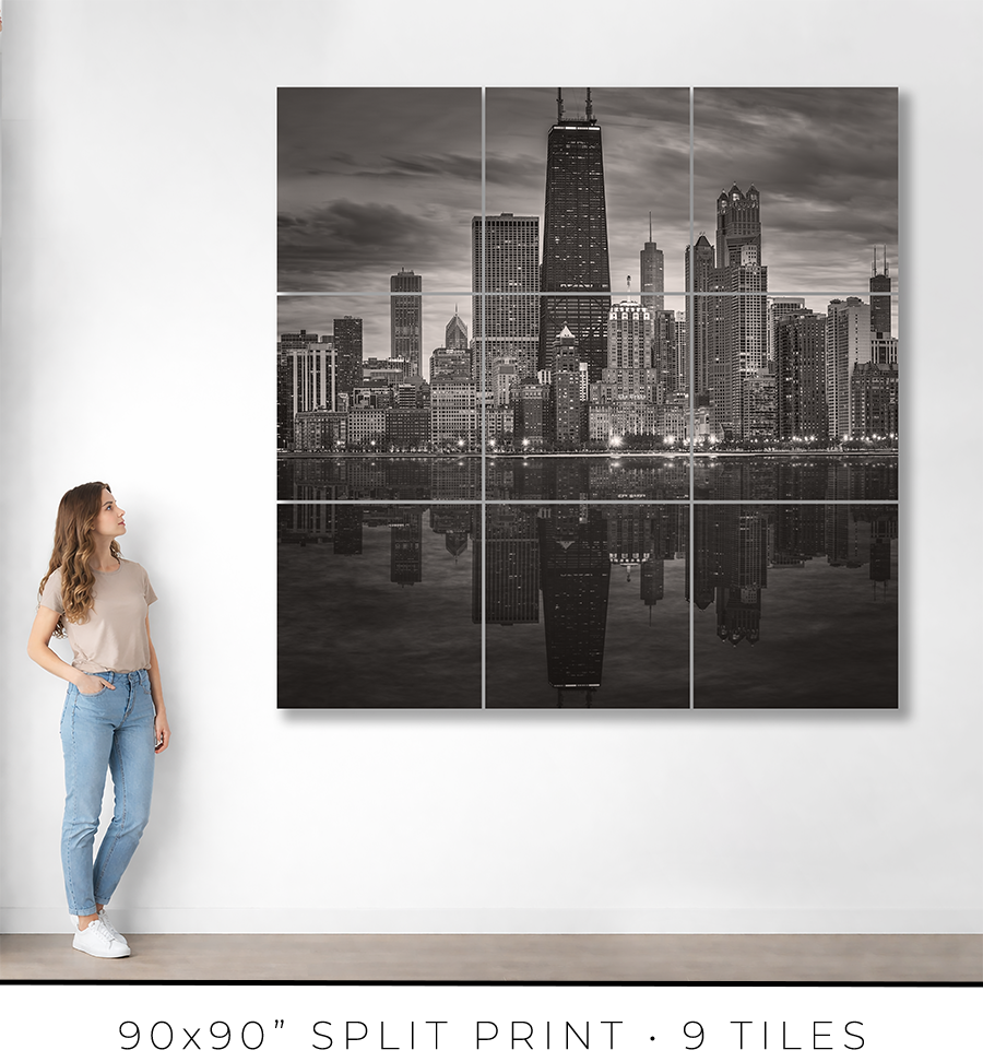 Chicago Skyline From North Avenue Beach Pier - Igor Menaker Fine Art Photography
