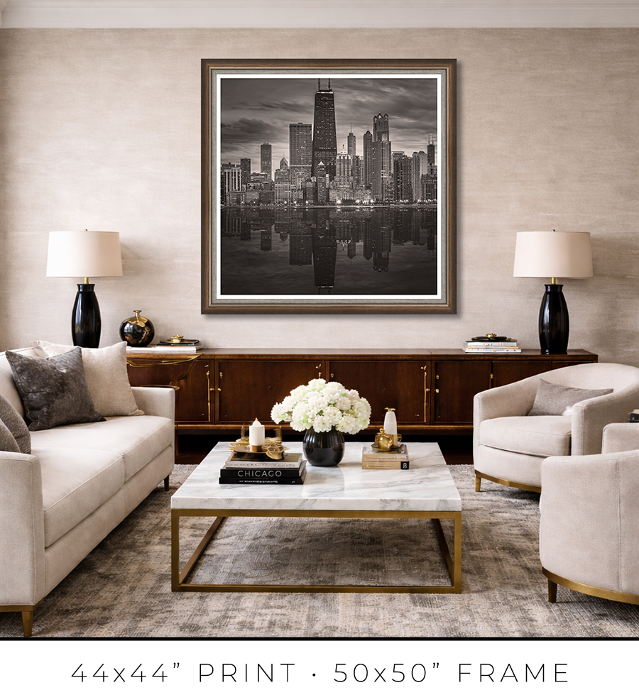 Chicago Skyline From North Avenue Beach Pier - Igor Menaker Fine Art Photography