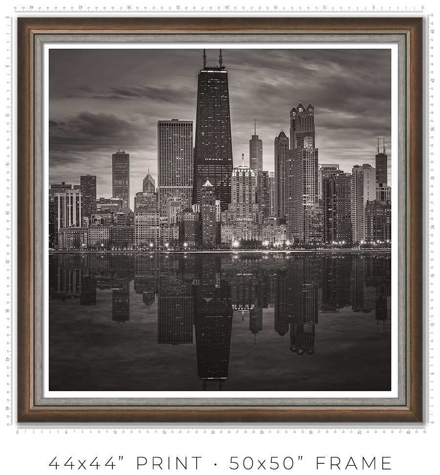 Chicago Skyline From North Avenue Beach Pier - Igor Menaker Fine Art Photography