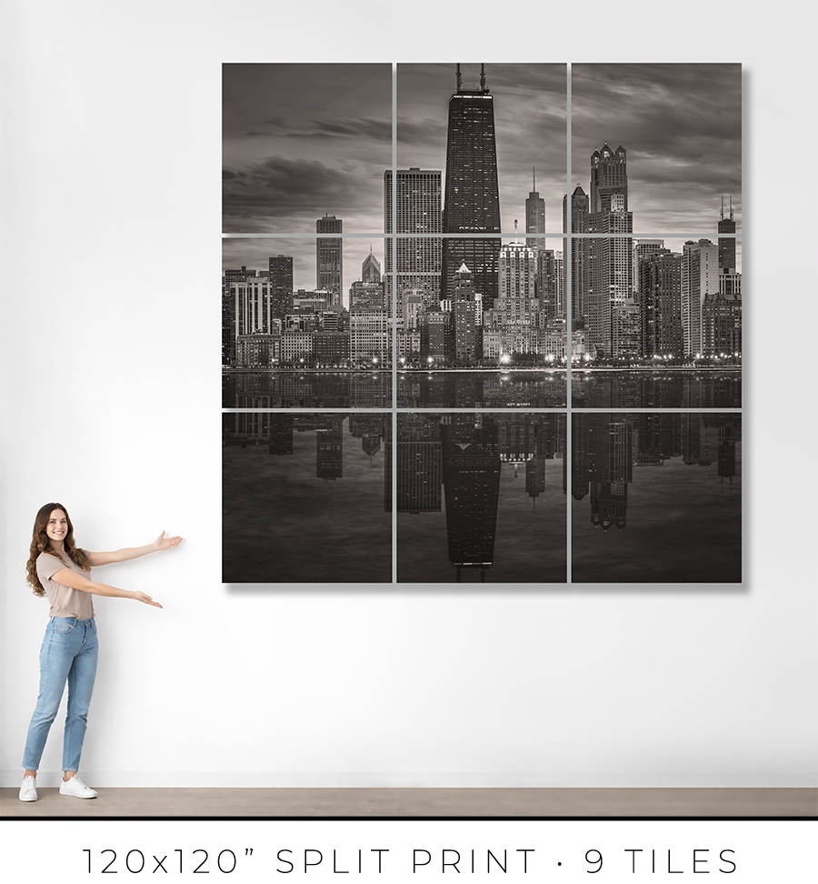 Chicago Skyline From North Avenue Beach Pier - Igor Menaker Fine Art Photography