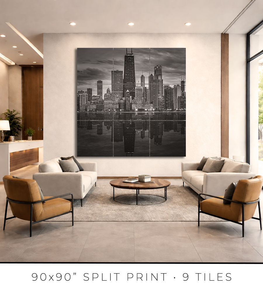 Chicago Skyline From North Avenue Beach Pier - Igor Menaker Fine Art Photography