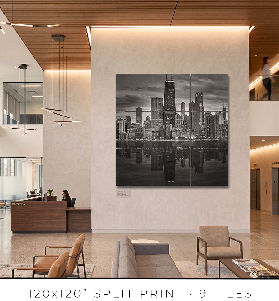 Chicago Skyline From North Avenue Beach Pier - Igor Menaker Fine Art Photography