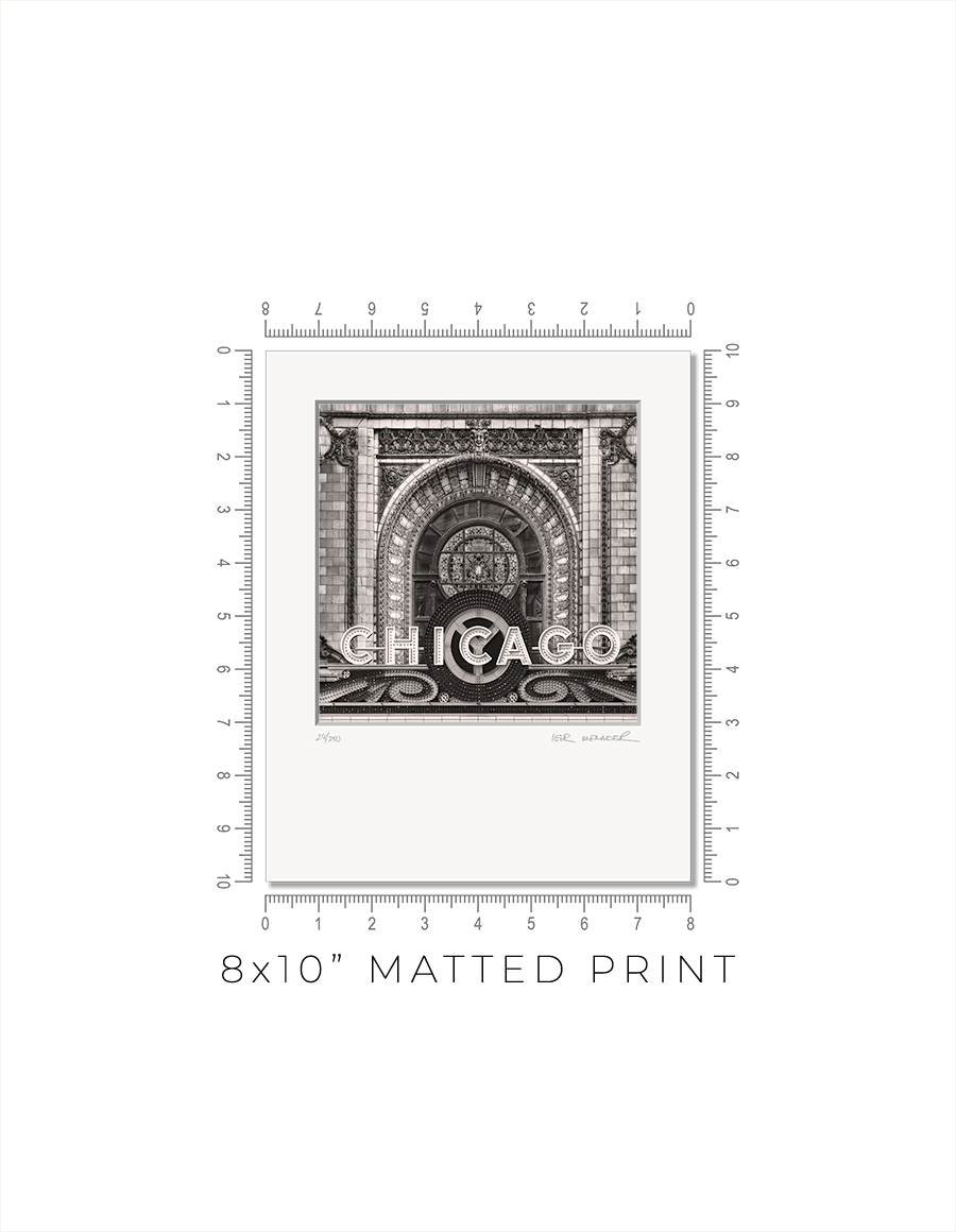 Chicago Theater Marquee - Igor Menaker Fine Art Photography