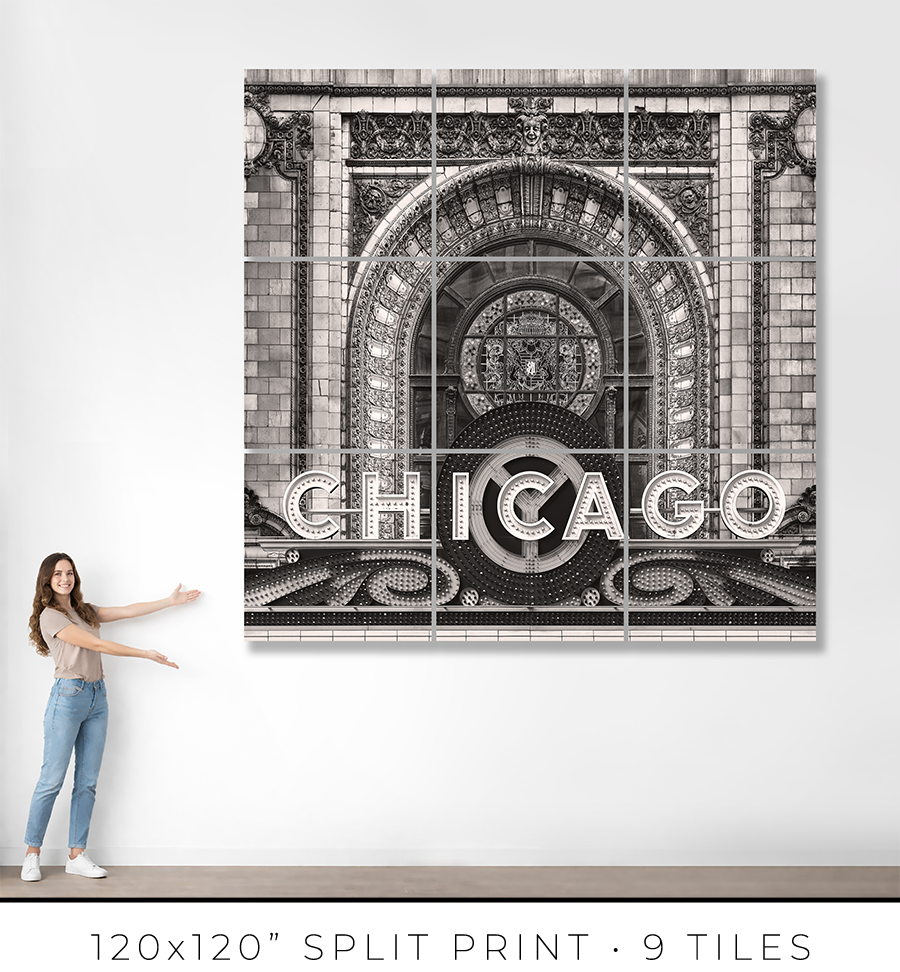 Chicago Theater Marquee - Igor Menaker Fine Art Photography
