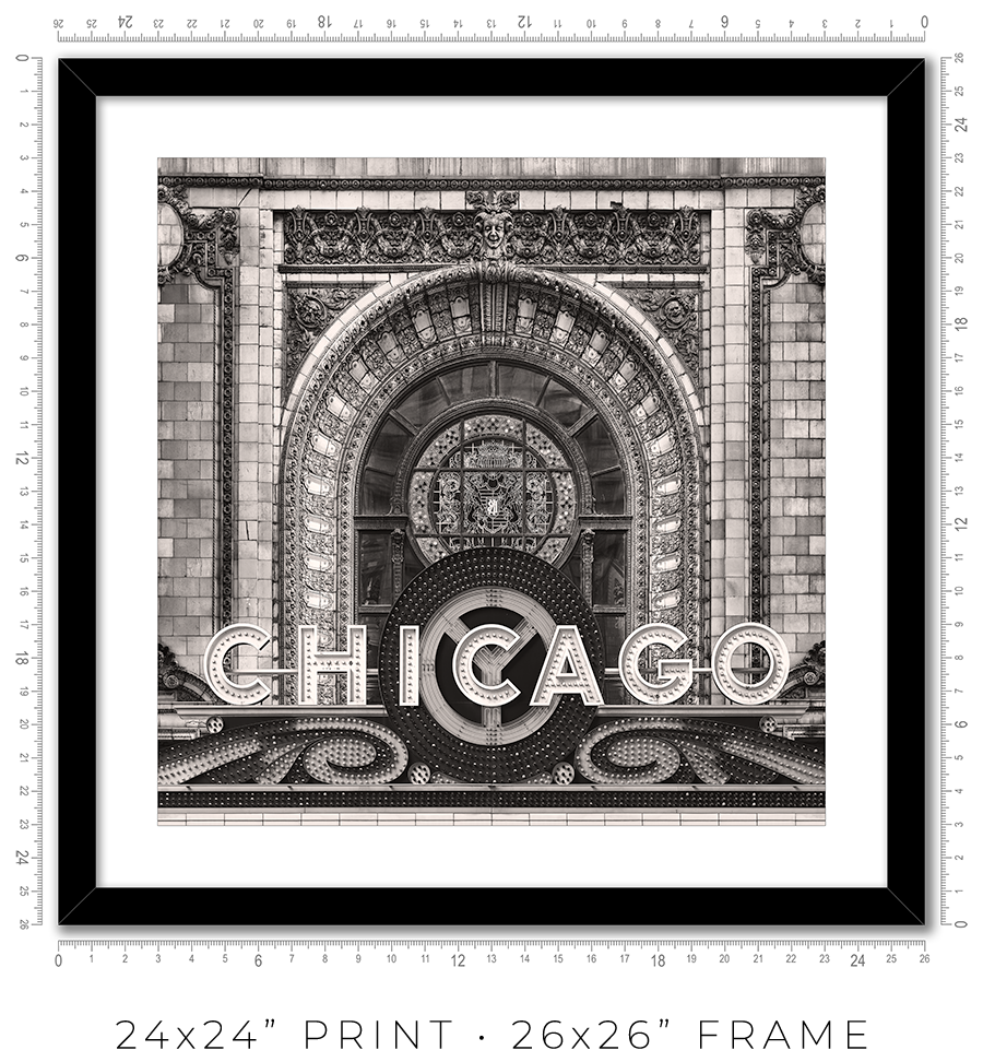 Chicago Theater Marquee - Igor Menaker Fine Art Photography
