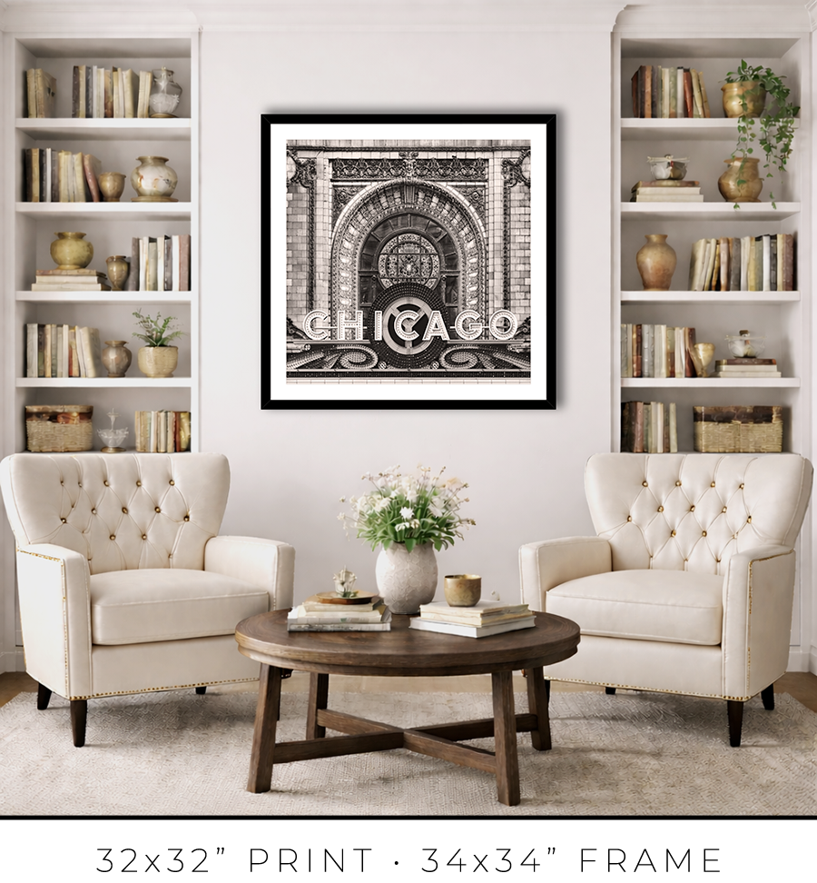 Chicago Theater Marquee - Igor Menaker Fine Art Photography