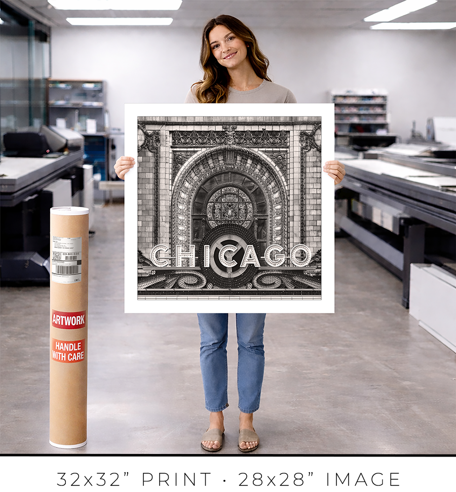 Chicago Theater Marquee - Igor Menaker Fine Art Photography