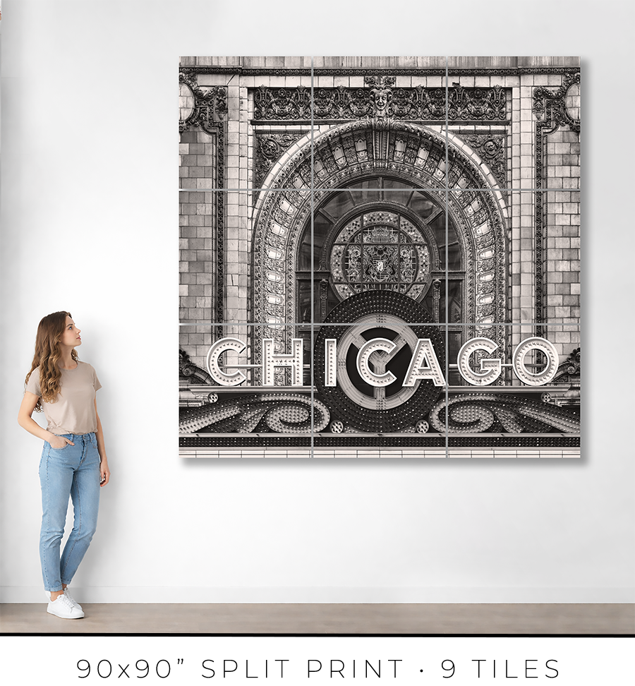 Chicago Theater Marquee - Igor Menaker Fine Art Photography