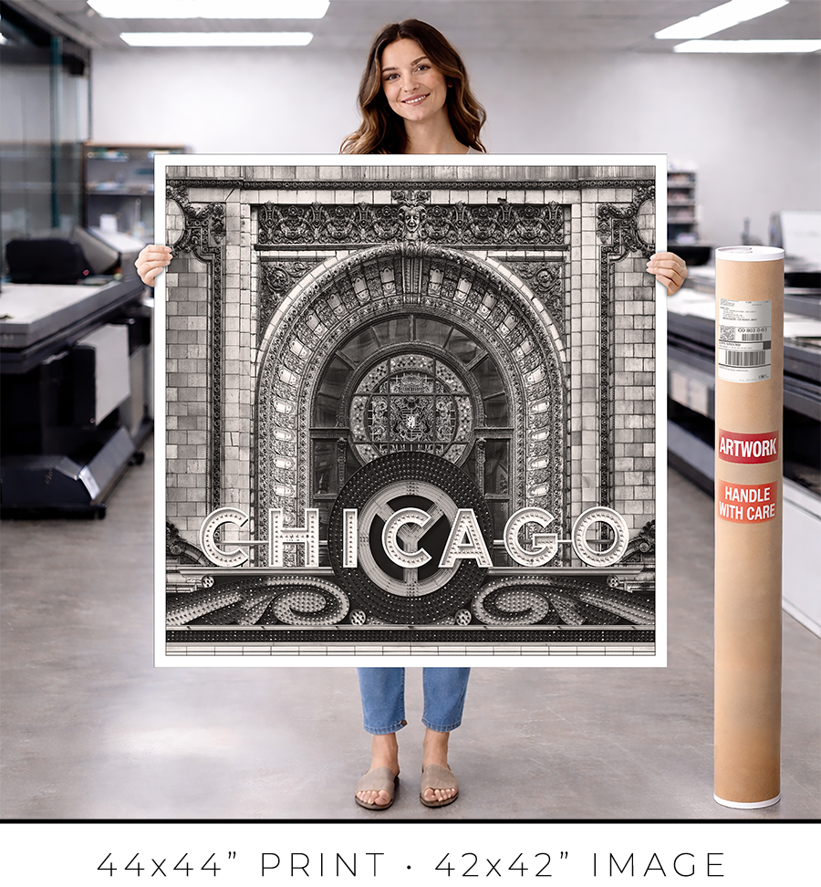 Chicago Theater Marquee - Igor Menaker Fine Art Photography