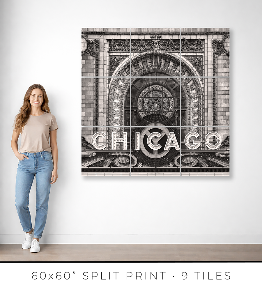 Chicago Theater Marquee - Igor Menaker Fine Art Photography