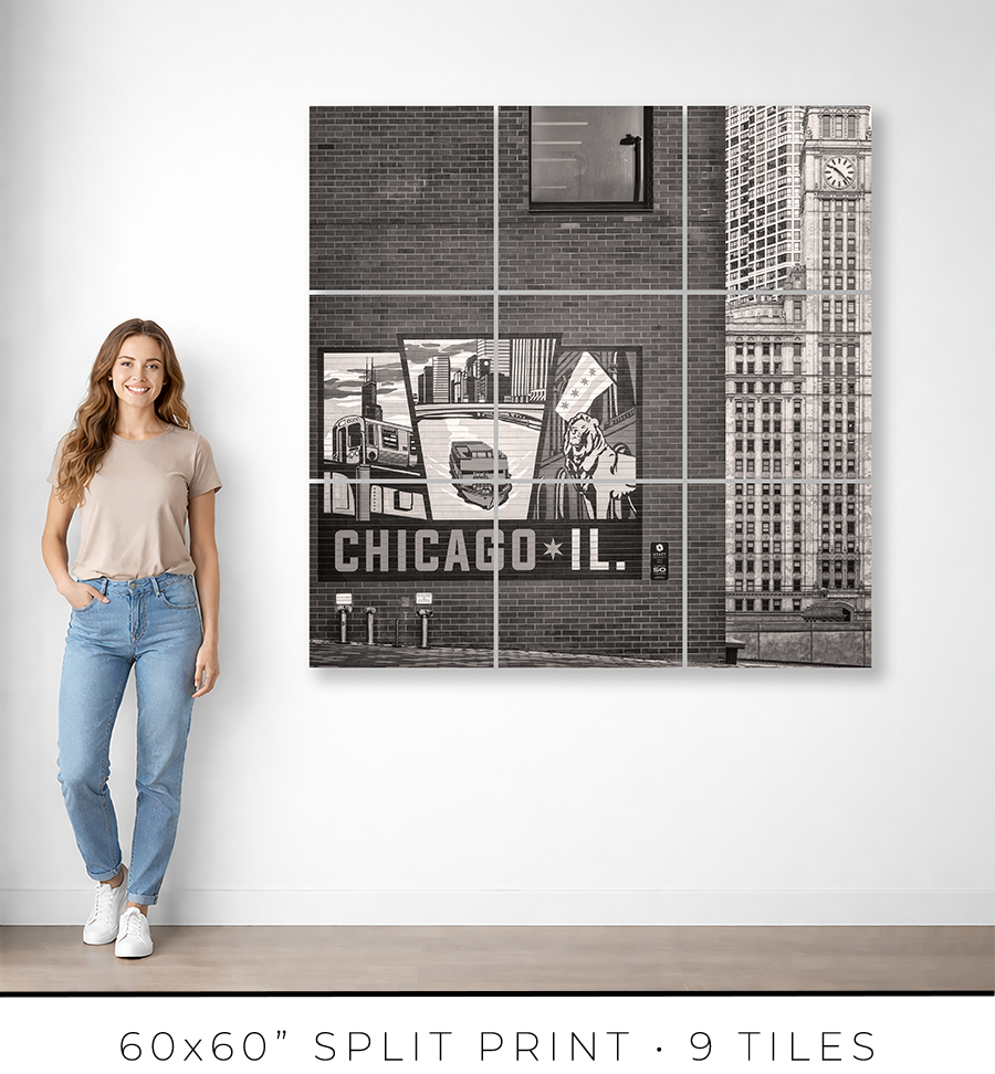 Chicago Travel Decal Mural - Igor Menaker Fine Art Photography