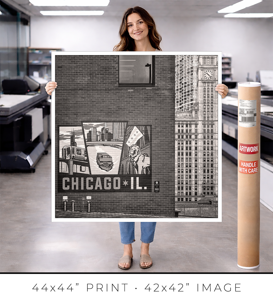 Chicago Travel Decal Mural - Igor Menaker Fine Art Photography