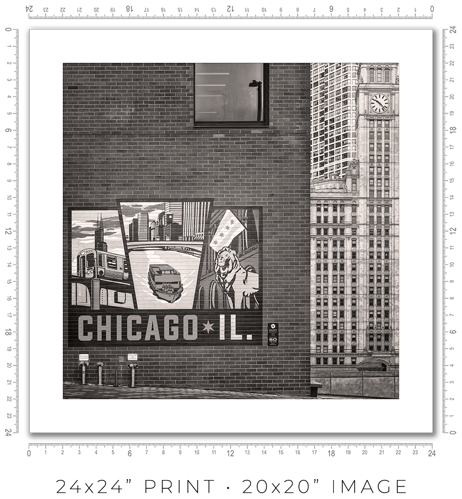 Chicago Travel Decal Mural - Igor Menaker Fine Art Photography