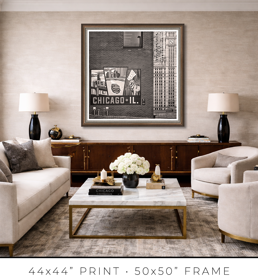 Chicago Travel Decal Mural - Igor Menaker Fine Art Photography