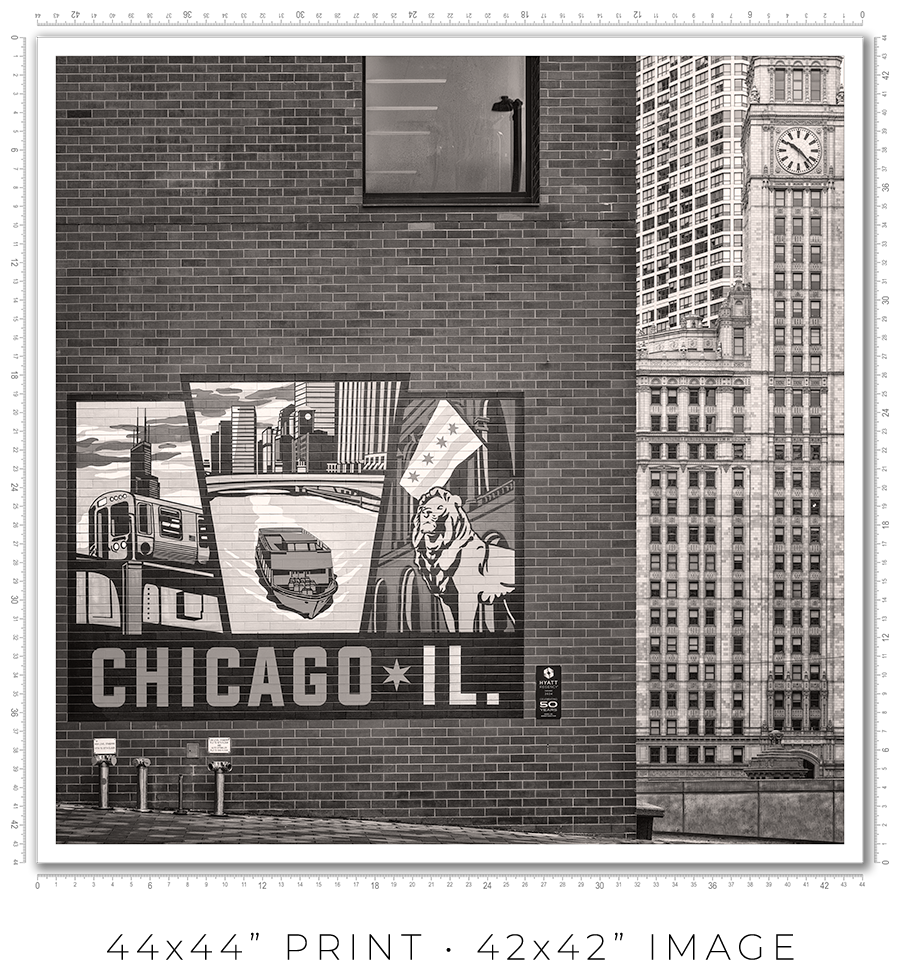 Chicago Travel Decal Mural - Igor Menaker Fine Art Photography