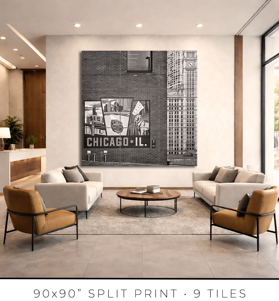 Chicago Travel Decal Mural - Igor Menaker Fine Art Photography