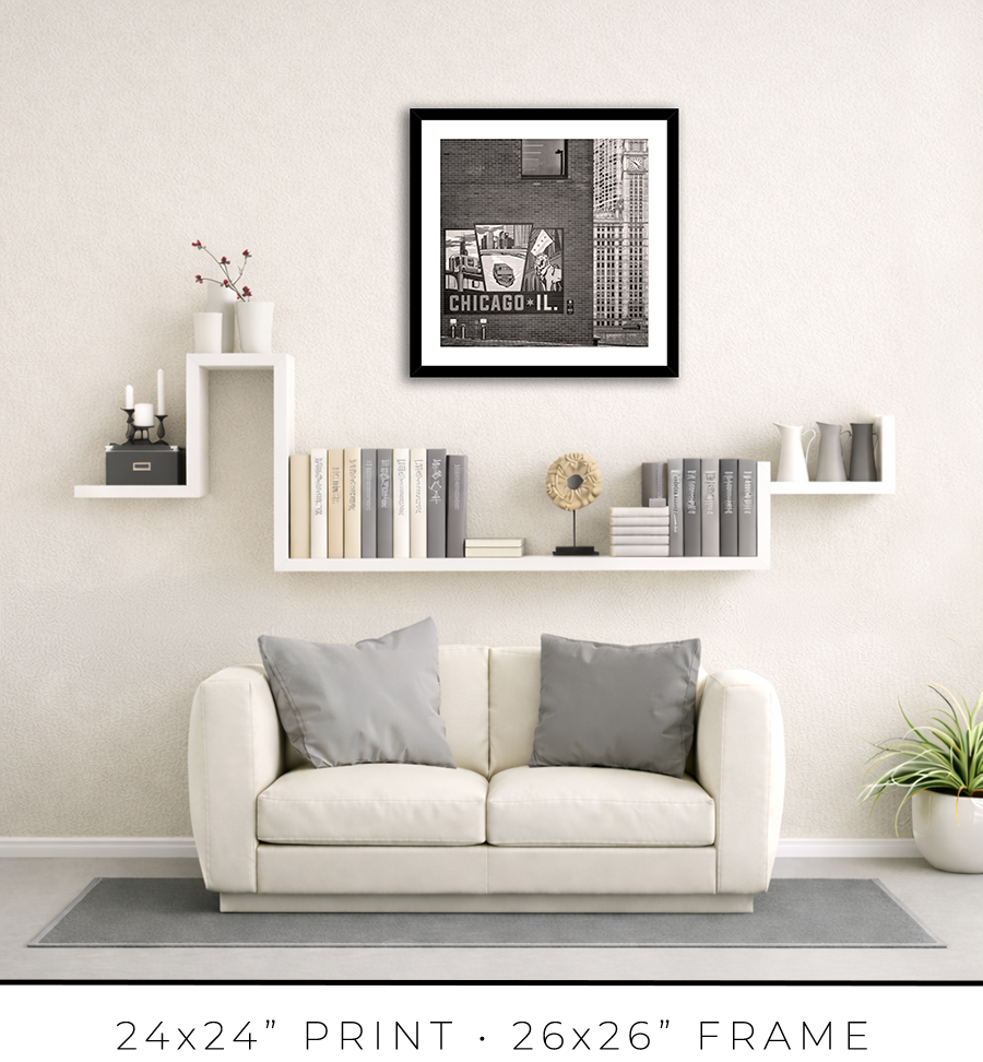 Chicago Travel Decal Mural - Igor Menaker Fine Art Photography