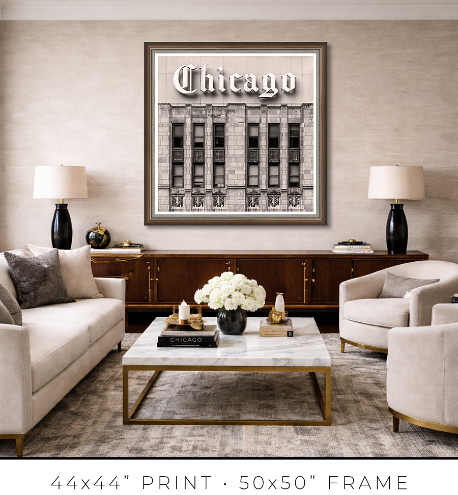 Chicago Tribune Sign - Igor Menaker Fine Art Photography
