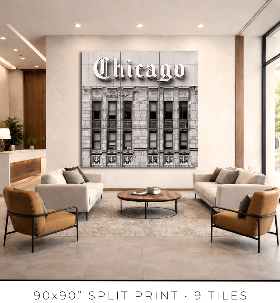 Chicago Tribune Sign - Igor Menaker Fine Art Photography