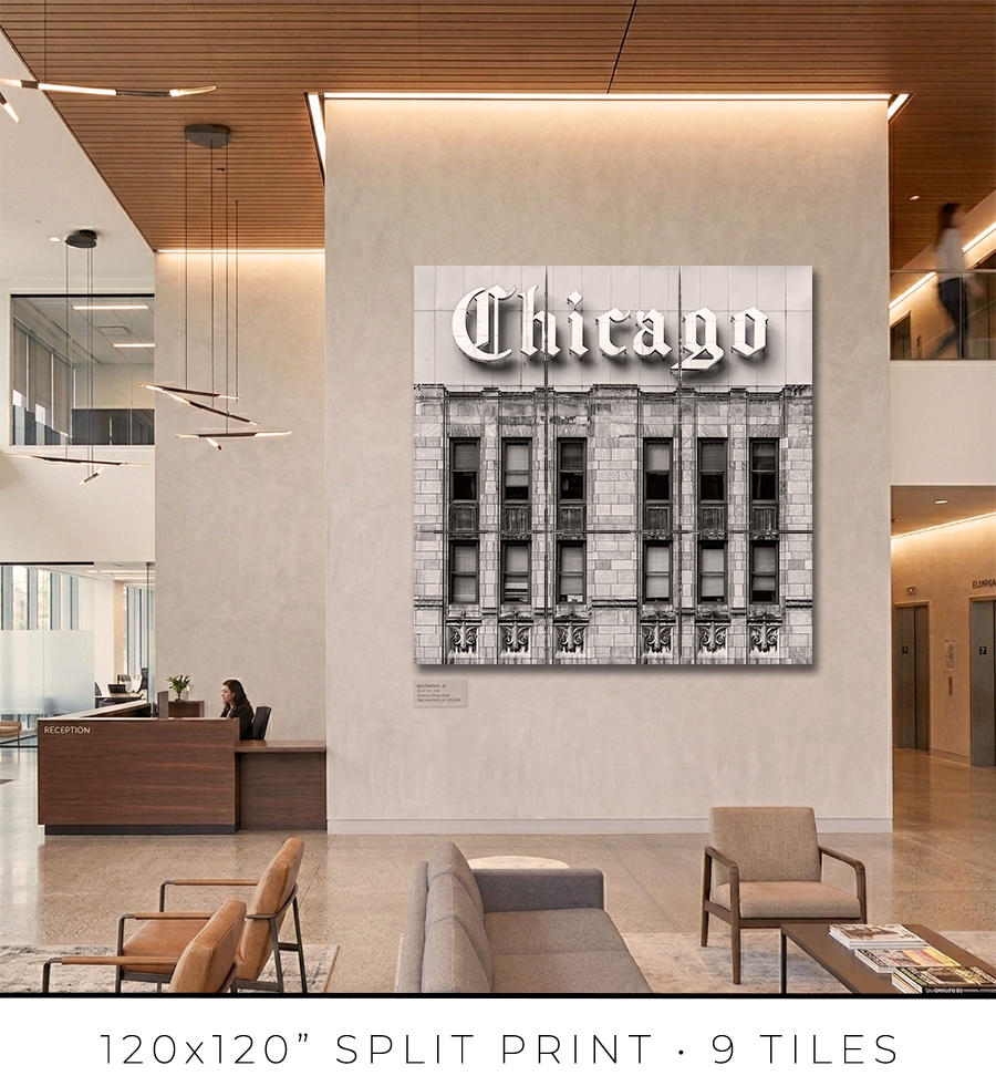 Chicago Tribune Sign - Igor Menaker Fine Art Photography