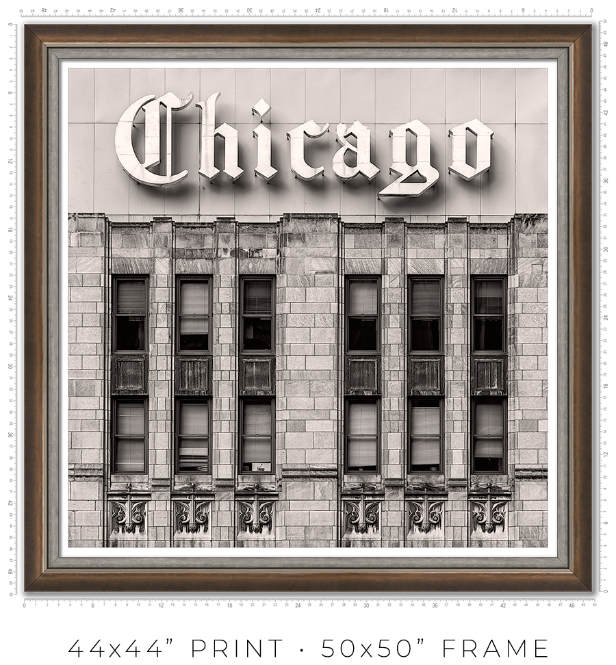 Chicago Tribune Sign - Igor Menaker Fine Art Photography