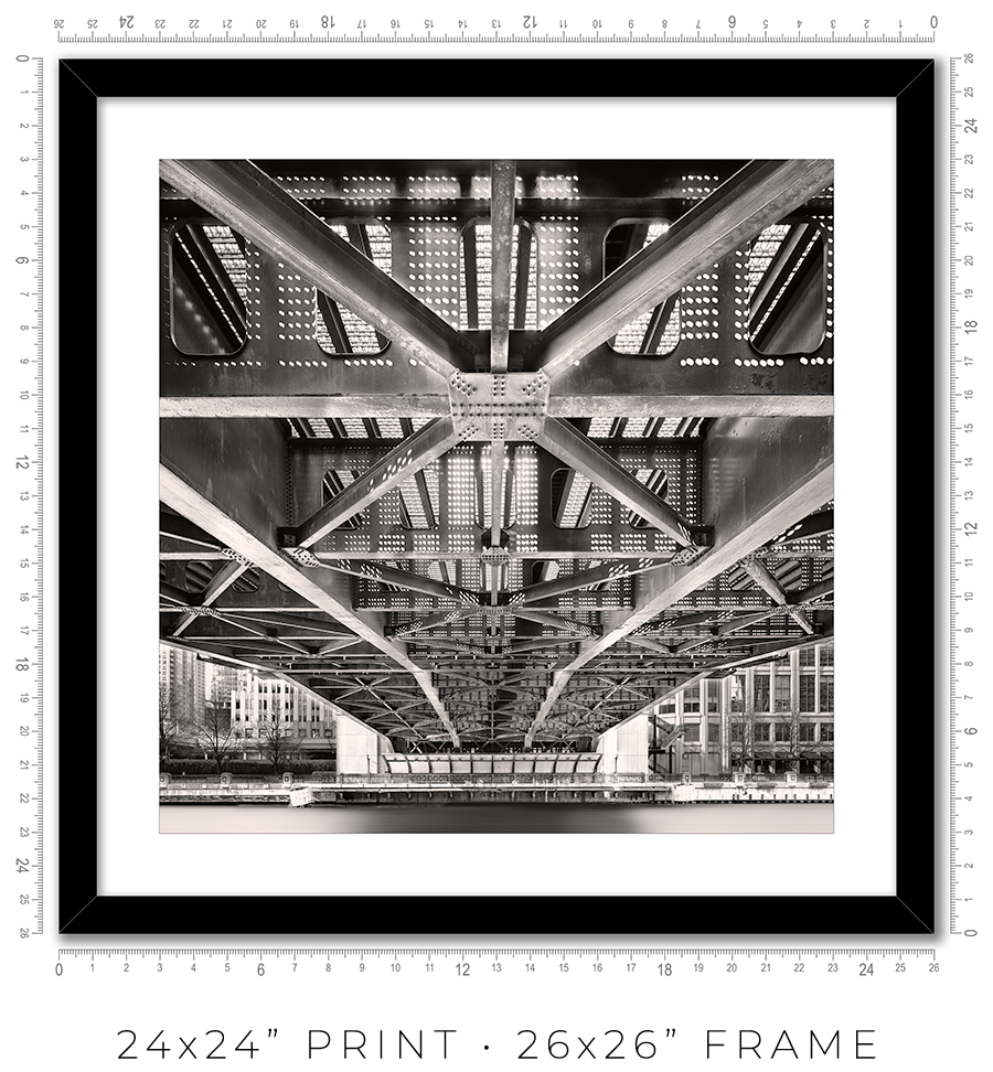 Columbus Drive Bridge - Igor Menaker Fine Art Photography