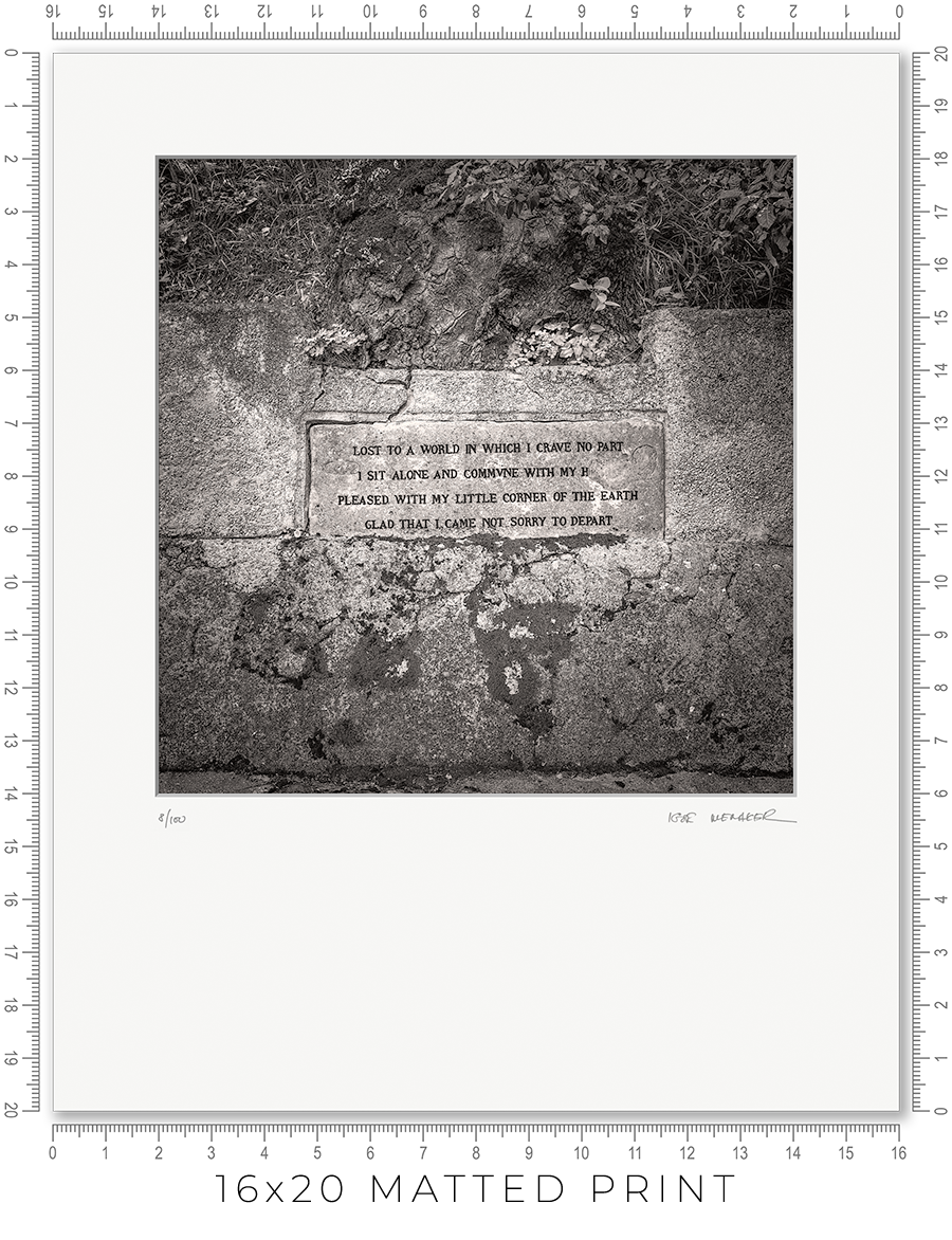 DH Lawrence - Igor Menaker Fine Art Photography