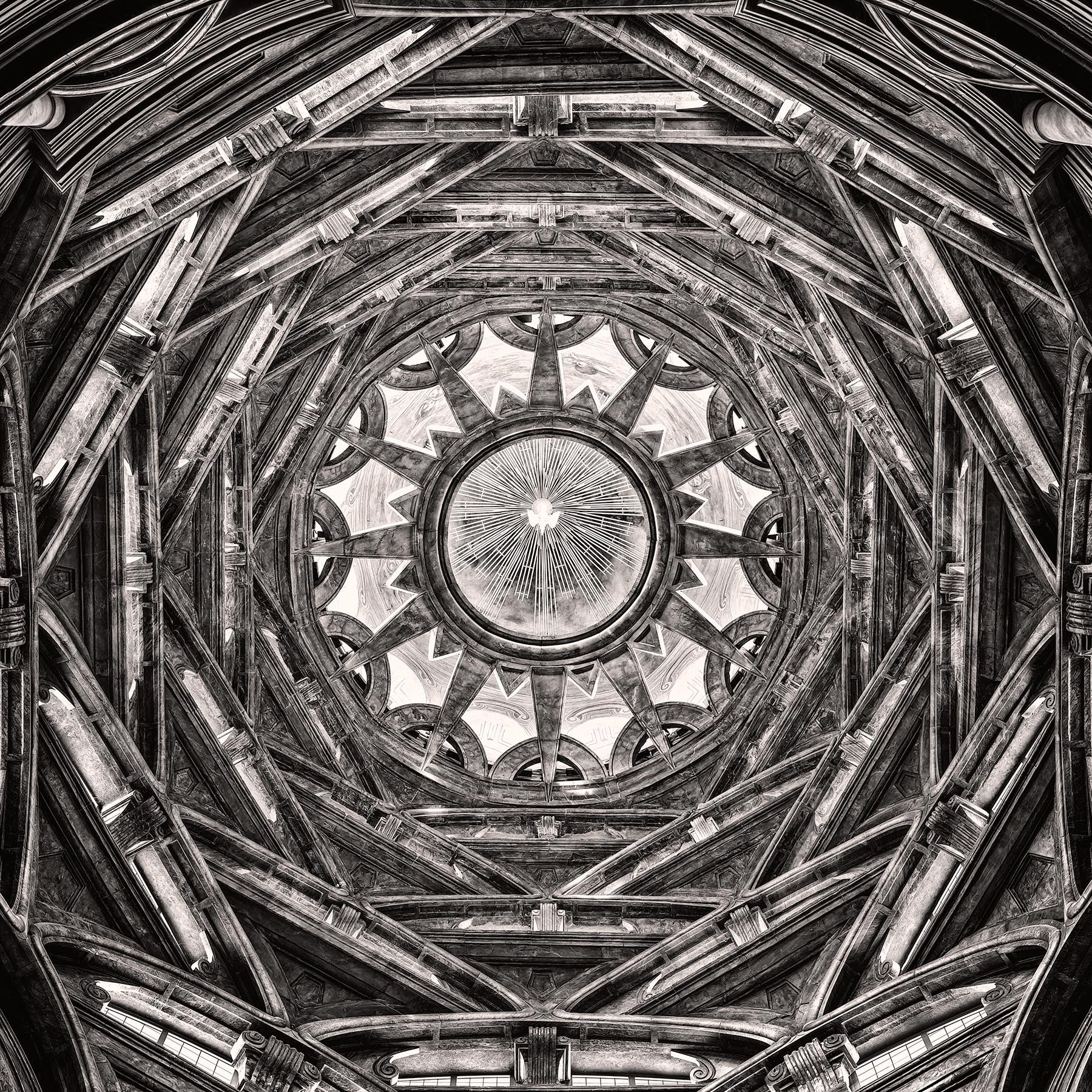 Dome of Chapel of Holy Shroud in Turin