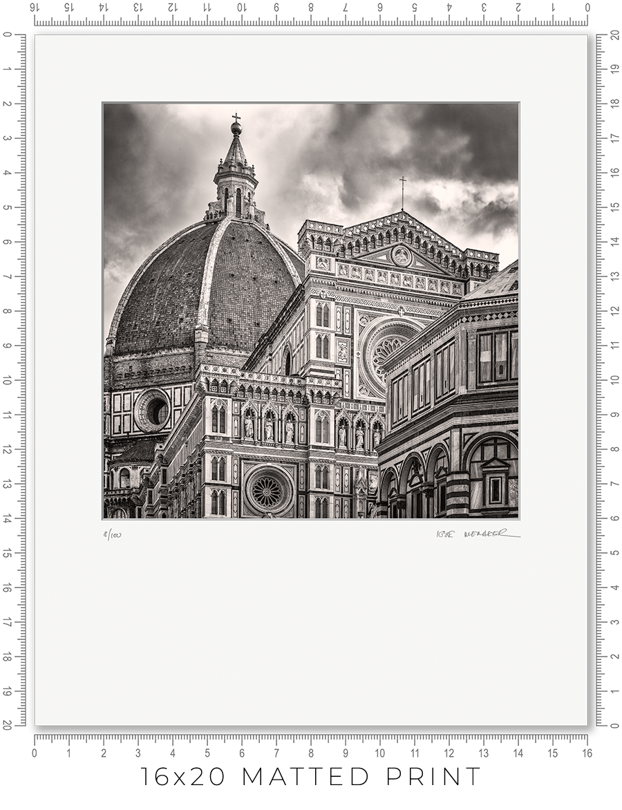 Florence Cathedral from Below - Igor Menaker Fine Art Photography