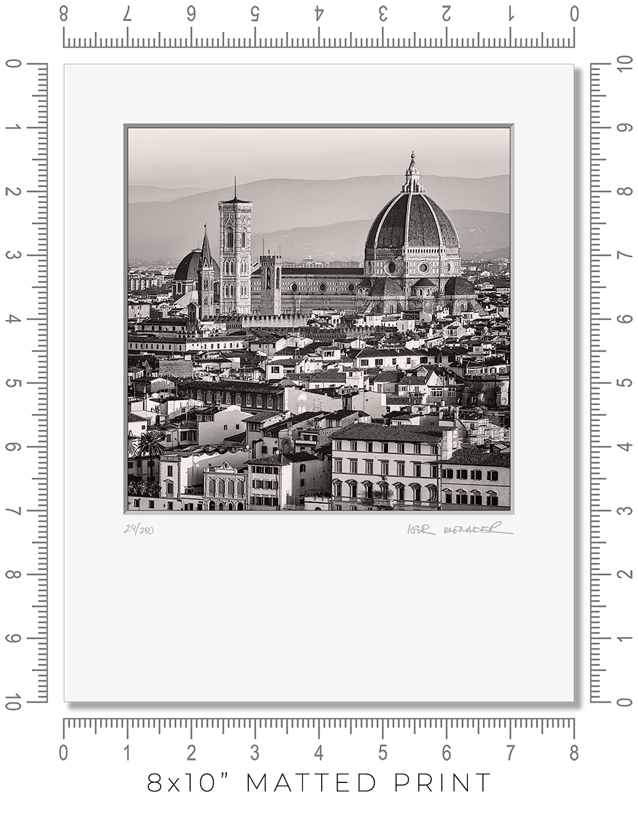 Florence Sunrise - Igor Menaker Fine Art Photography