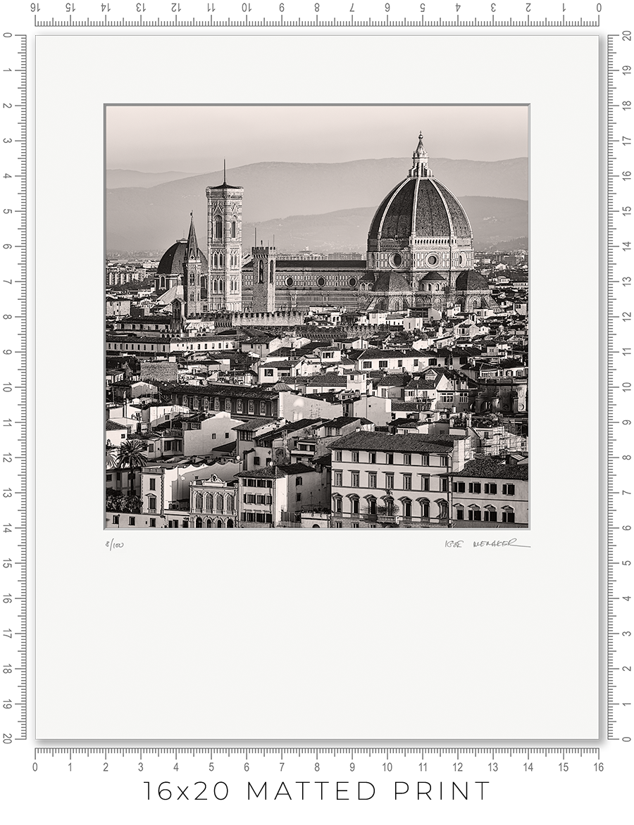 Florence Sunrise - Igor Menaker Fine Art Photography