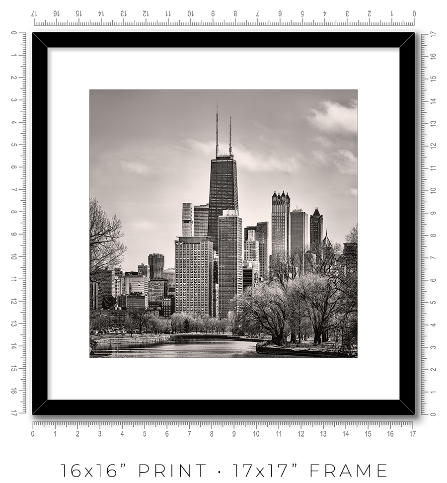 Gold Coast Skyline from Fullerton Avenue Bridge - Igor Menaker Fine Art Photography