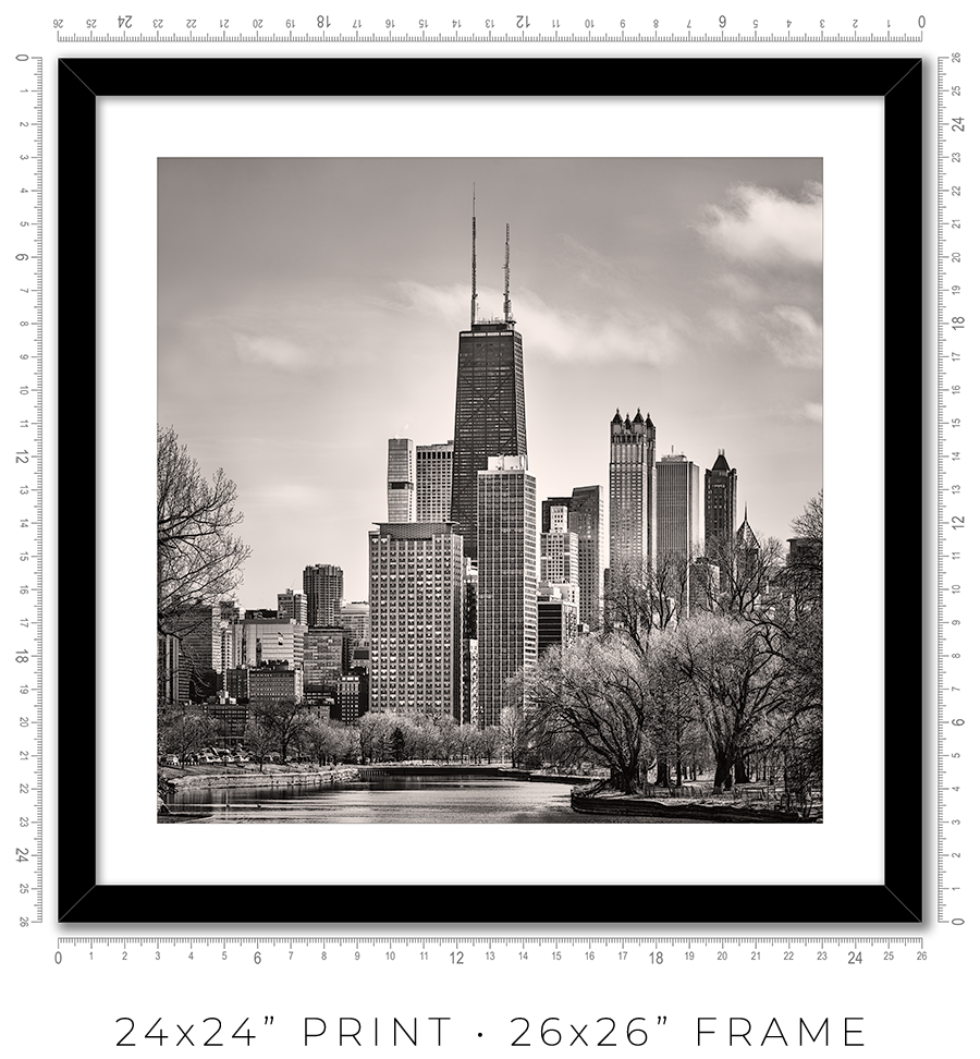 Gold Coast Skyline from Fullerton Avenue Bridge - Igor Menaker Fine Art Photography