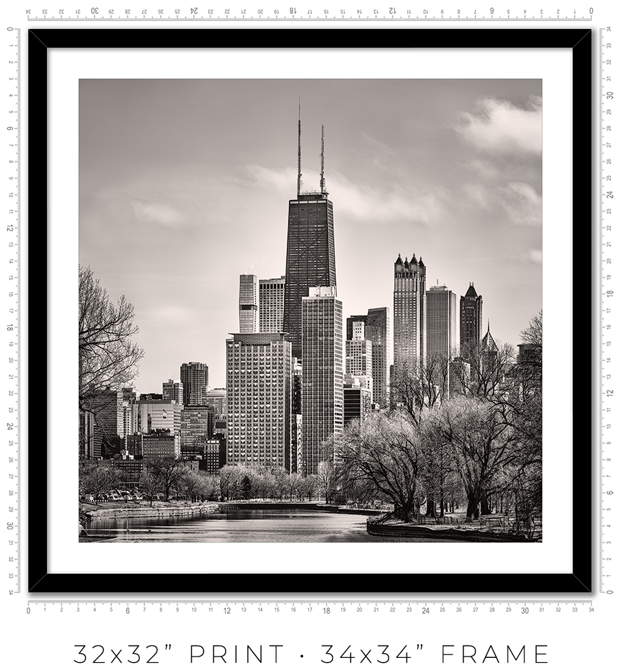 Gold Coast Skyline from Fullerton Avenue Bridge - Igor Menaker Fine Art Photography